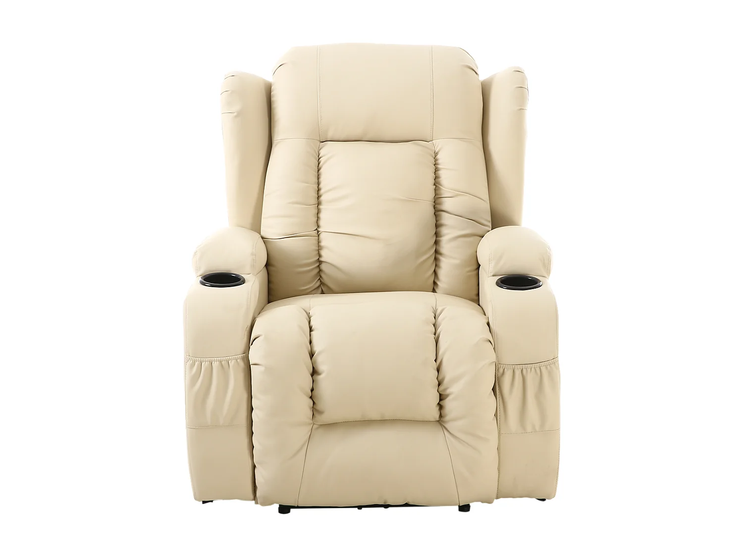 Caesar Electric Bonded Leather Automatic Recliner Heat & Massage Chair