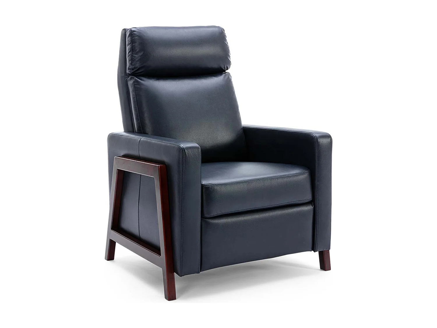 Riley Pushback Recliner Air Leather Modern Accent Recliner Chair
