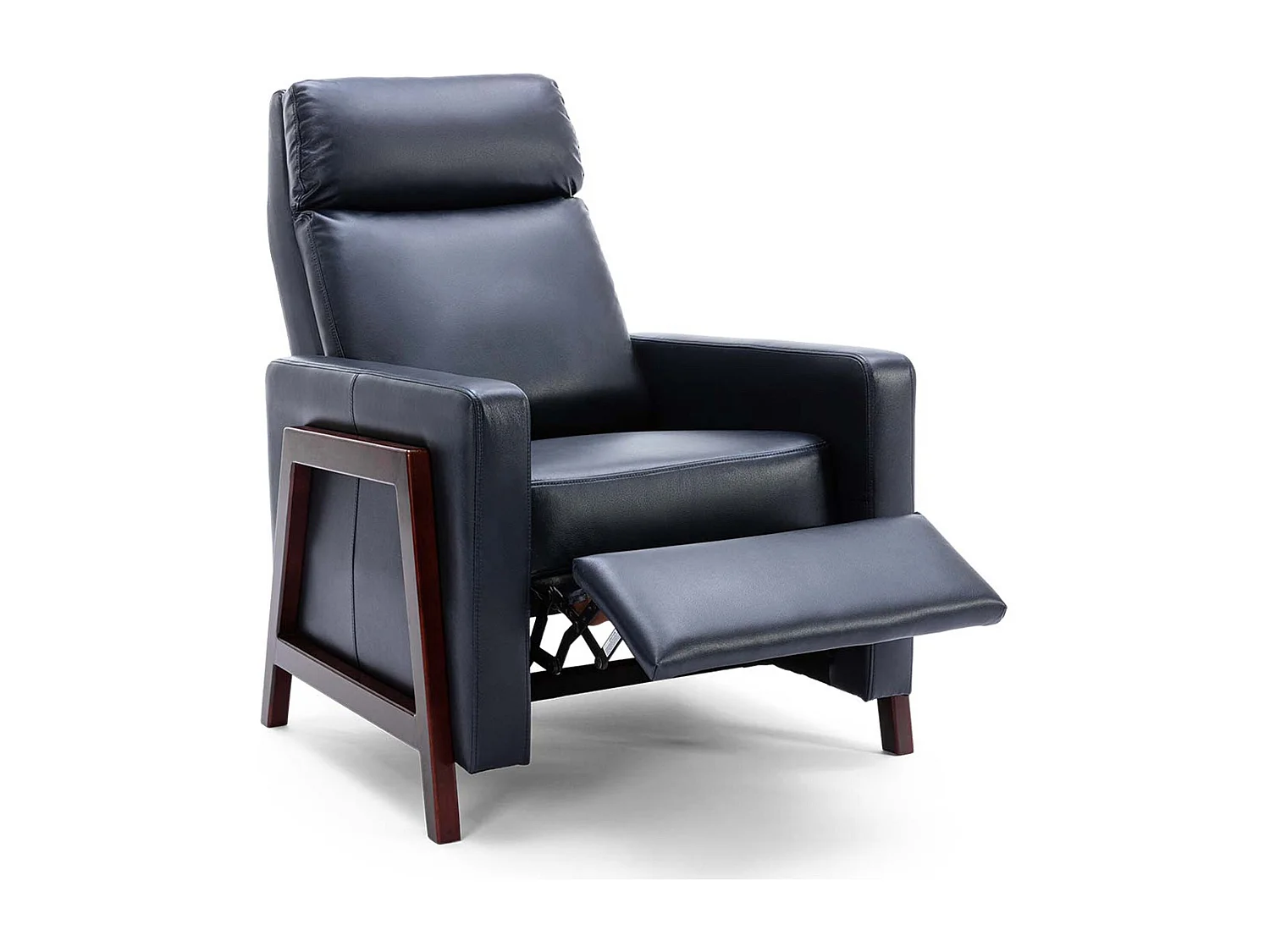 Riley Pushback Recliner Air Leather Modern Accent Recliner Chair