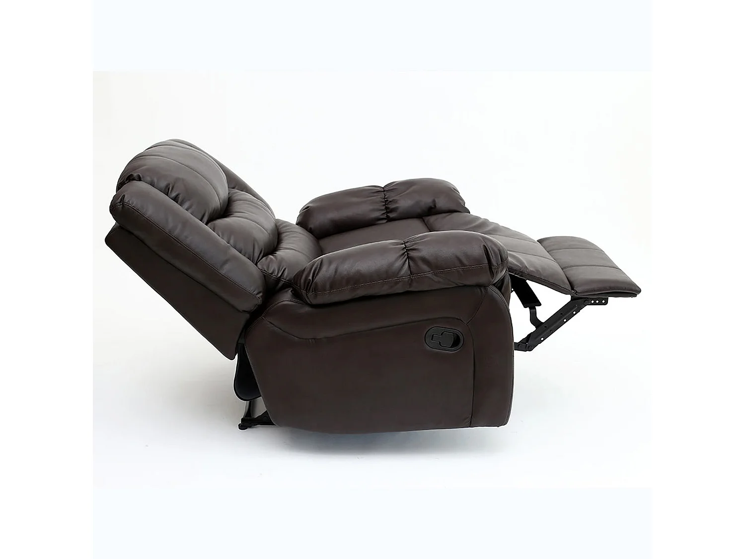 Seattle Manual Recliner Armchair Home Lounge Bonded Leather Chair