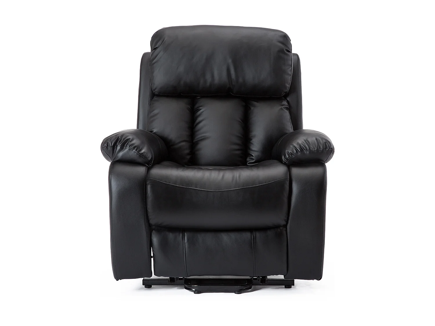 Chester Single Motor Rise Recliner Bonded Leather Heat & Massage Chair