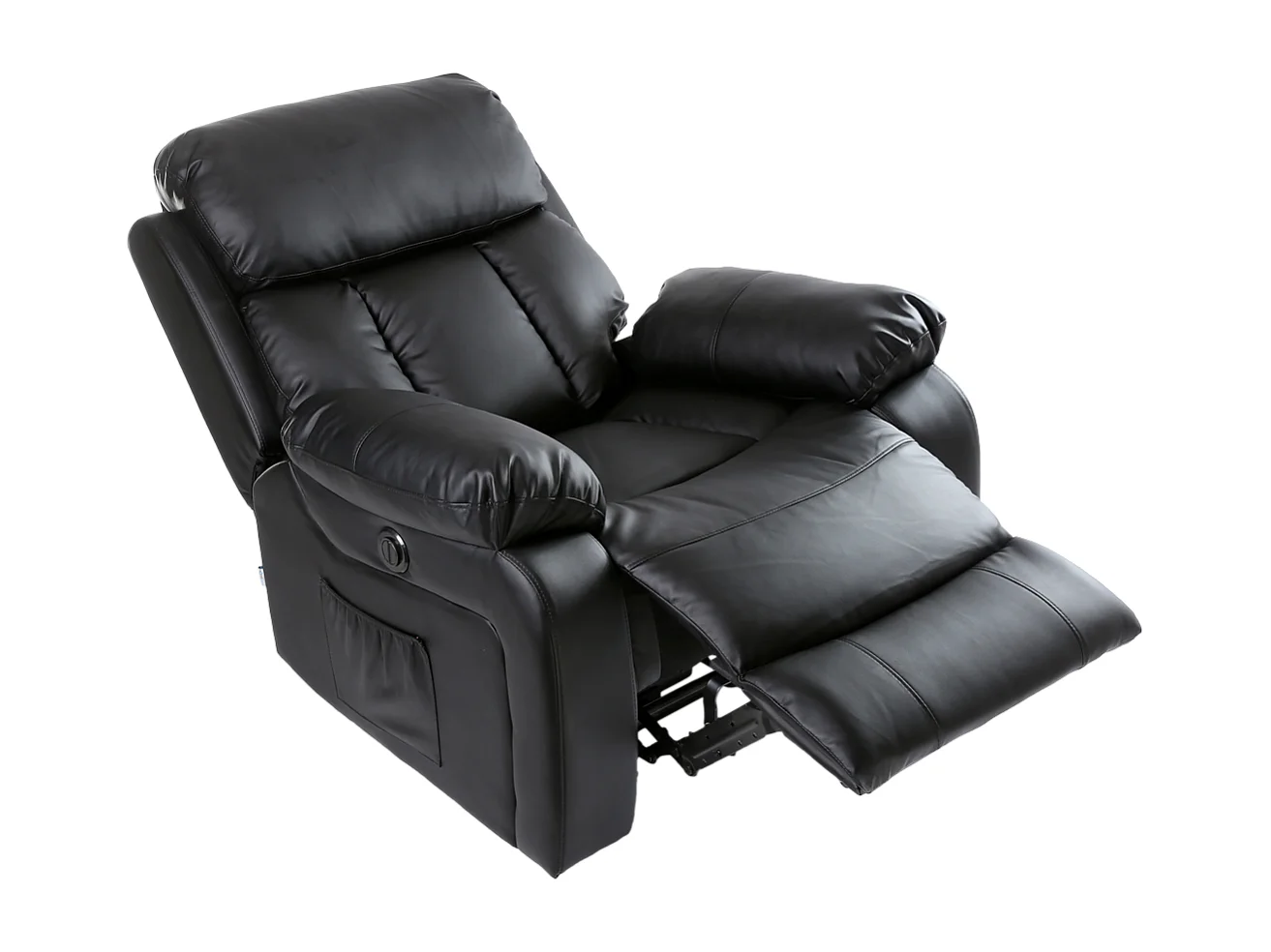 Chester Electric Bonded Leather Automatic Recliner Heat & Massage Chair