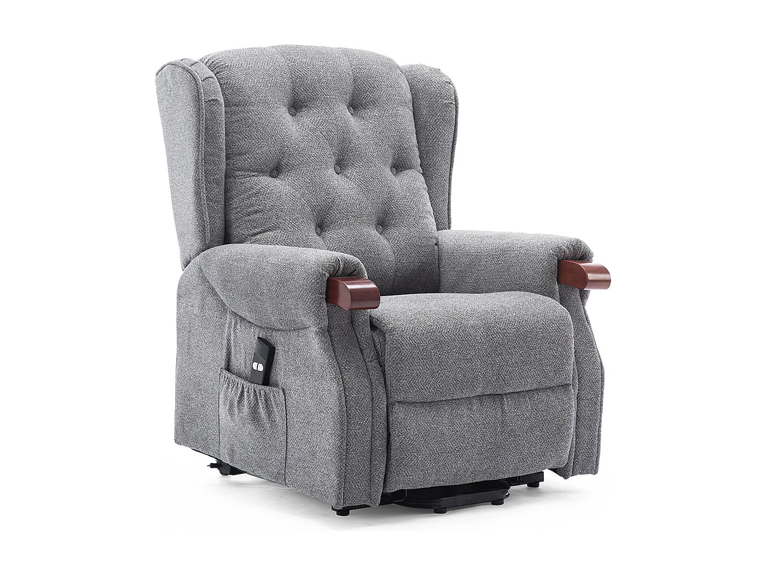 Harrogate Single Motor Electric Rise Recliner Fabric Lift Riser Chair