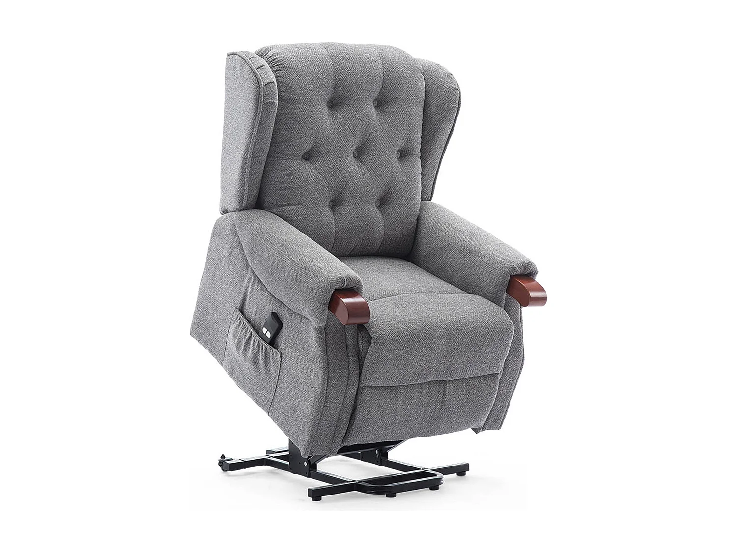 Harrogate Single Motor Electric Rise Recliner Fabric Lift Riser Chair