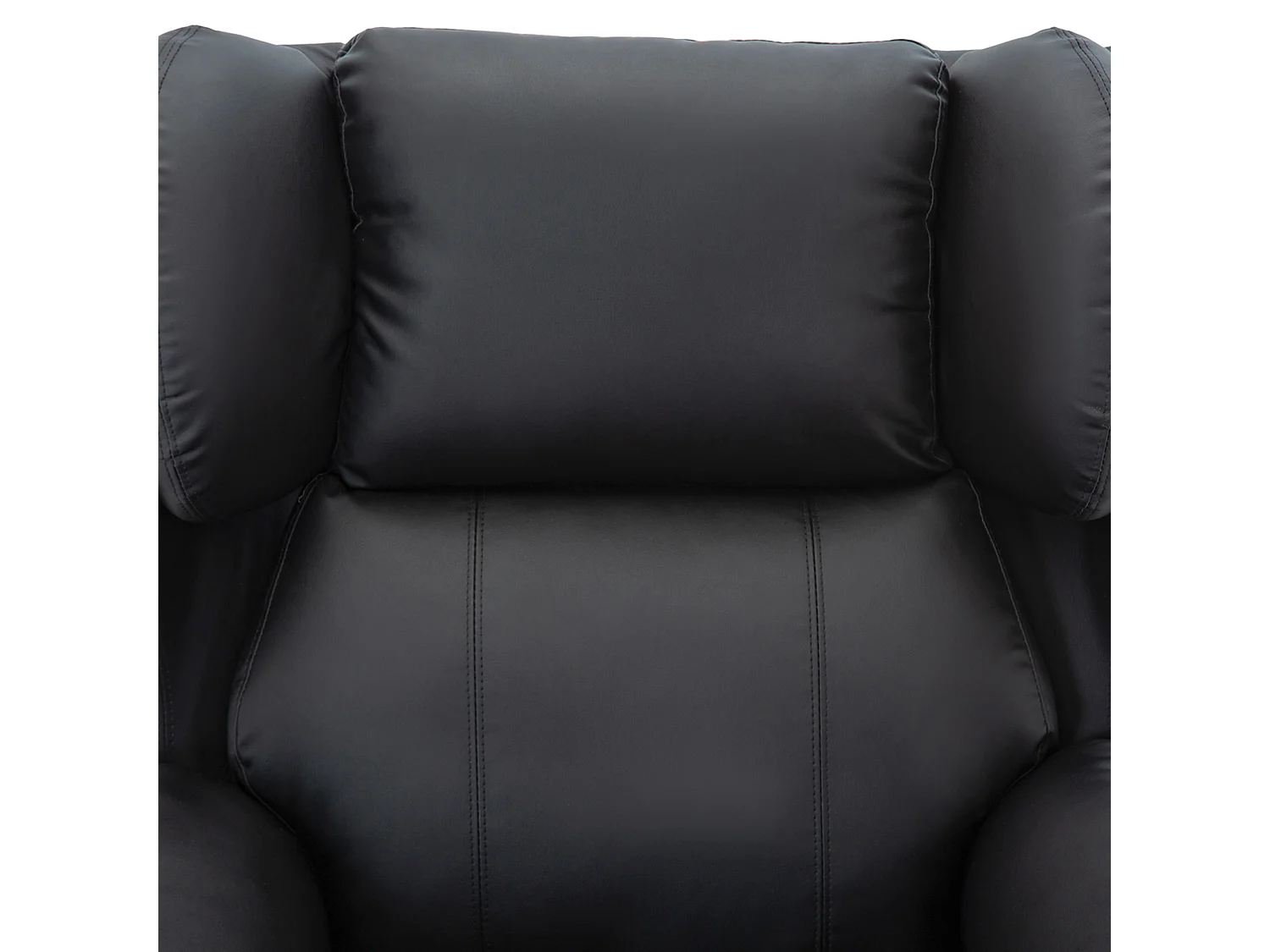 Oakford Single Motor Rise Recliner Bonded Leather Wingback Chair