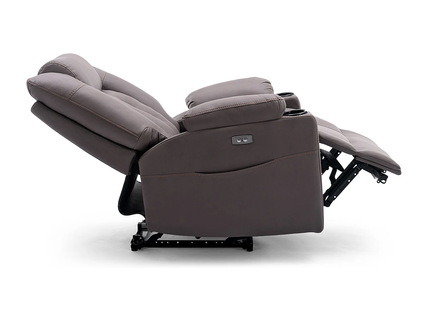 Afton Electric Technology Fabric Auto Recliner USB Lounge Sofa Chair