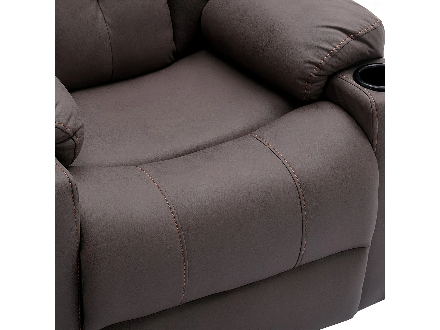 Afton Electric Technology Fabric Auto Recliner USB Lounge Sofa Chair