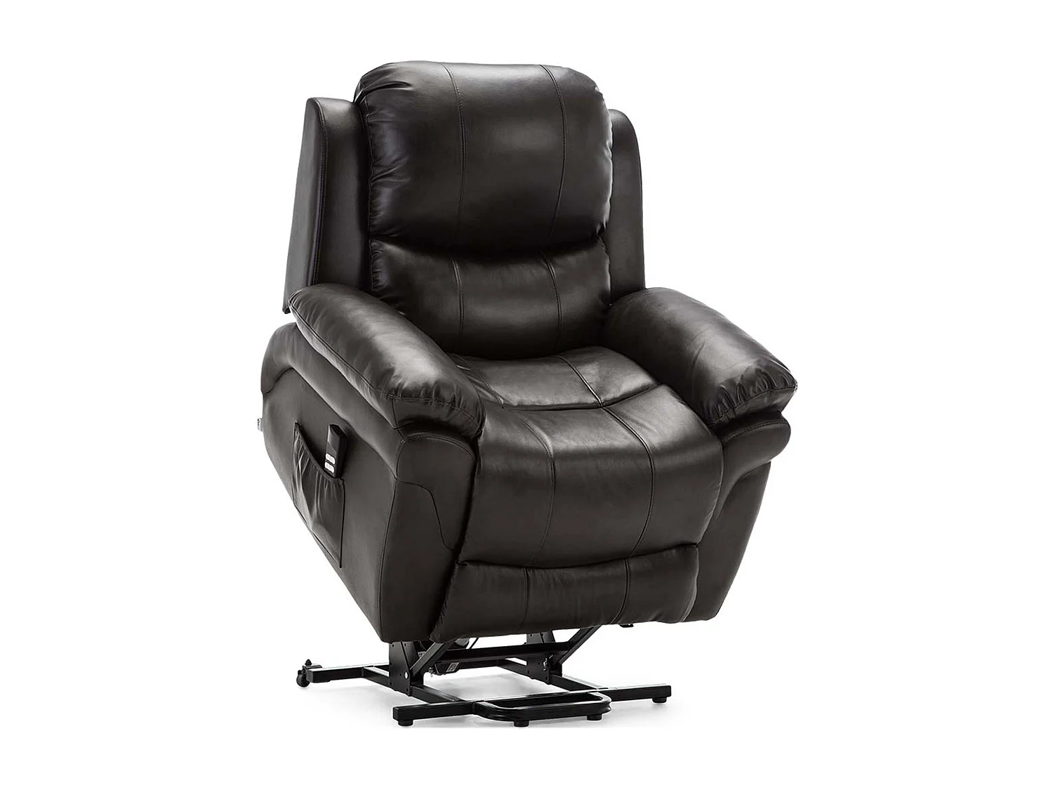 Madison Dual Motor Electric Rise Recliner Bonded Leather Lift Chair