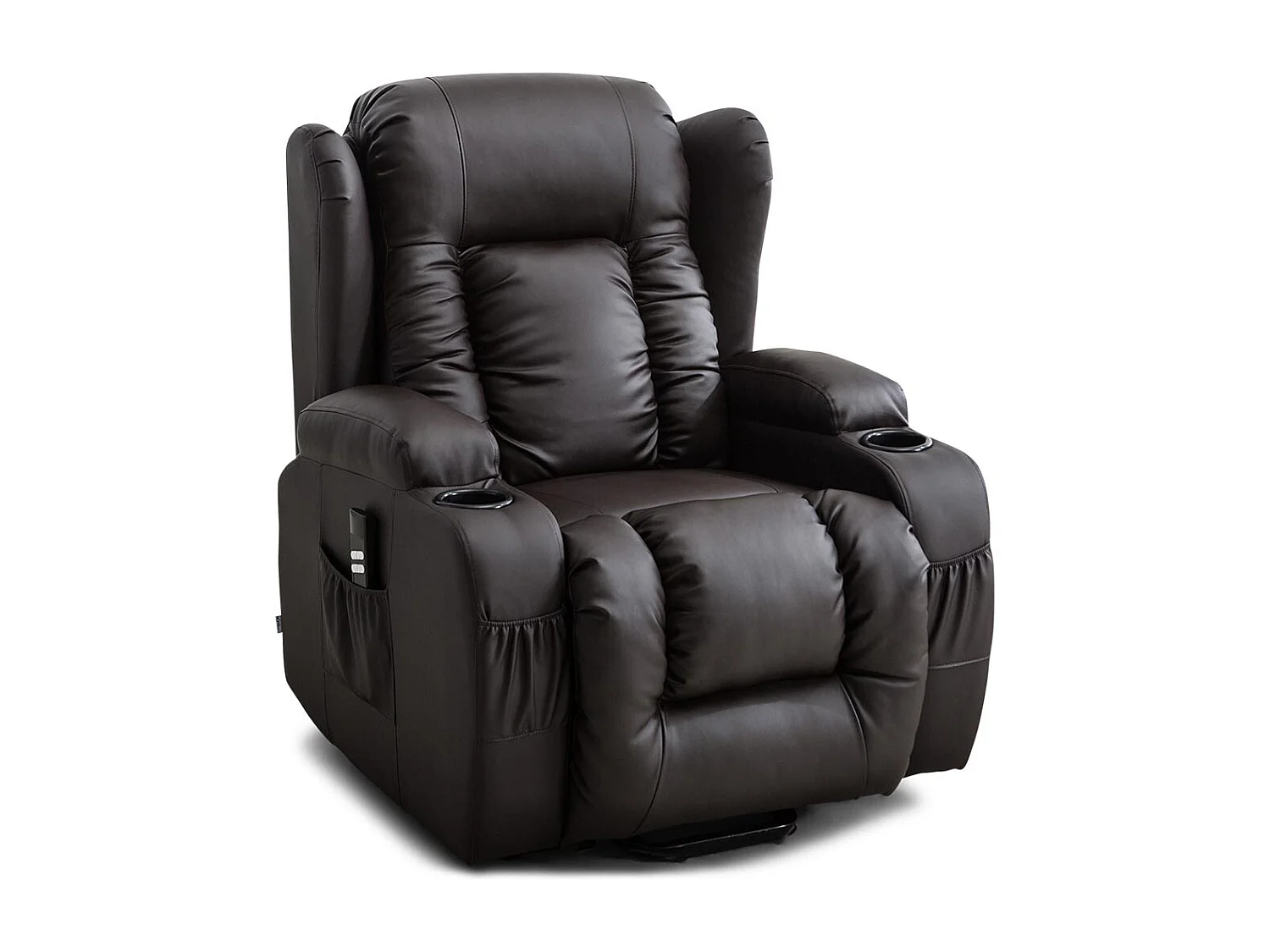 Caesar Dual Motor Rise Recliner Bonded Leather Heat And Massage Chair