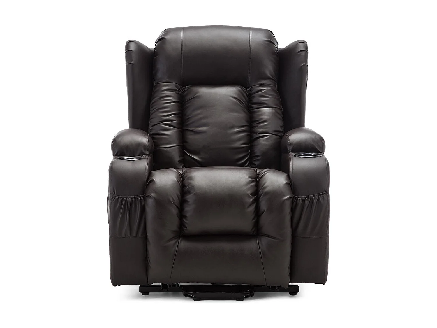Caesar Dual Motor Rise Recliner Bonded Leather Heat And Massage Chair