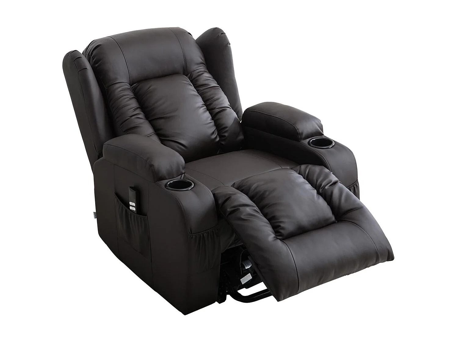 Caesar Dual Motor Rise Recliner Bonded Leather Heat And Massage Chair