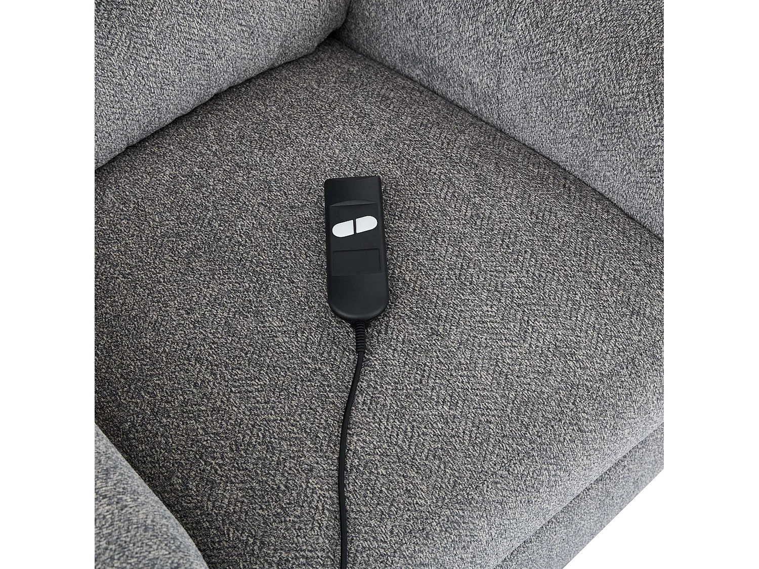 Belvoir Grey Fabric Single Motor Mobility Rise Recliner Chair