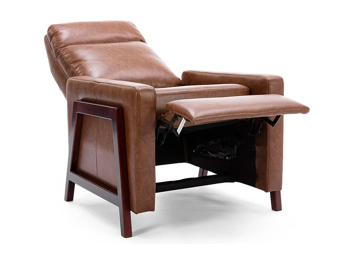 Riley Pushback Recliner Air Leather Modern Accent Recliner Chair