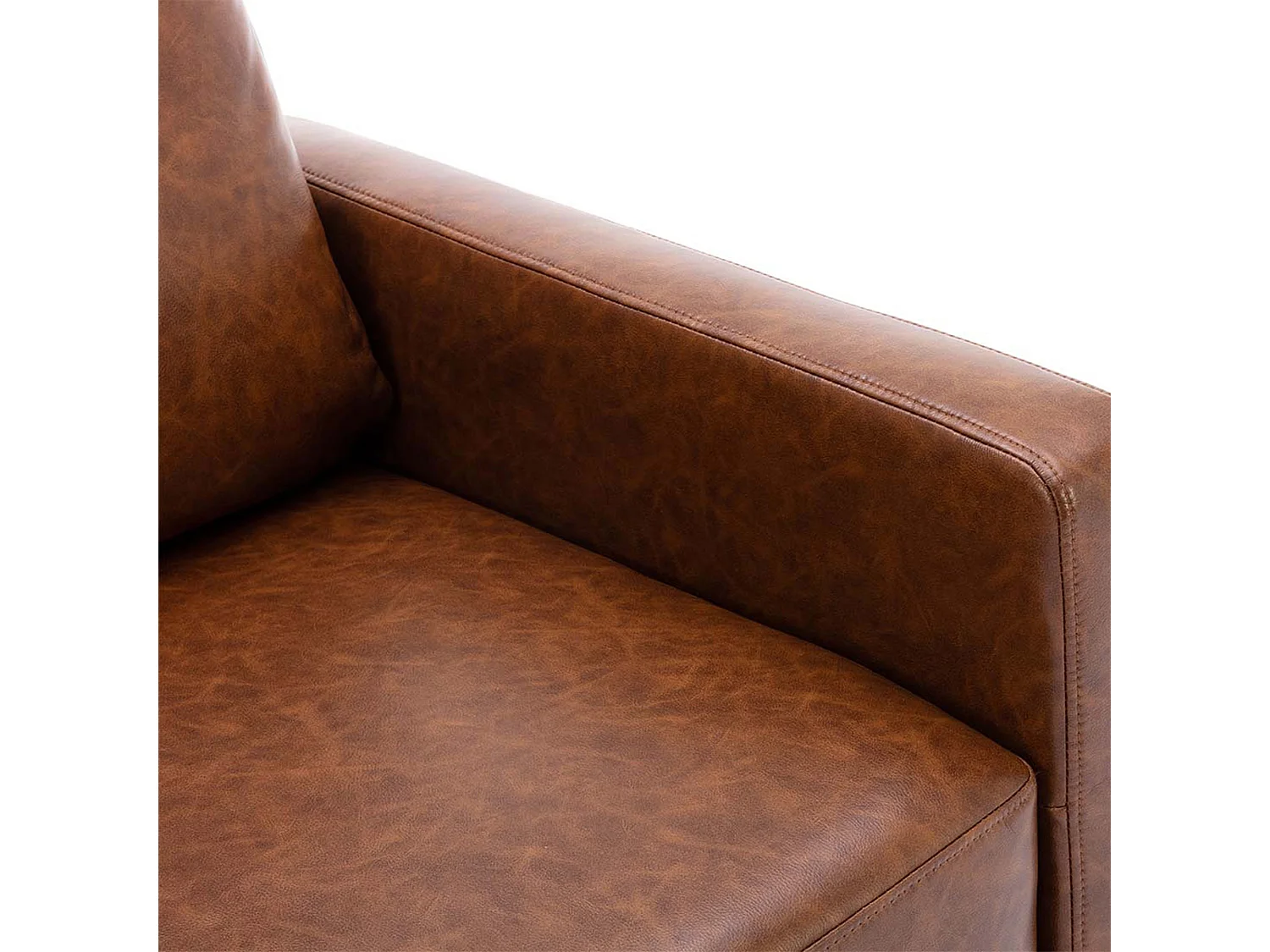 Riley Pushback Recliner Air Leather Modern Accent Recliner Chair