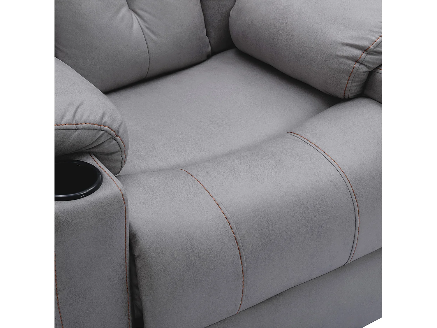 Afton Electric Technology Fabric Auto Recliner USB Lounge Sofa Chair