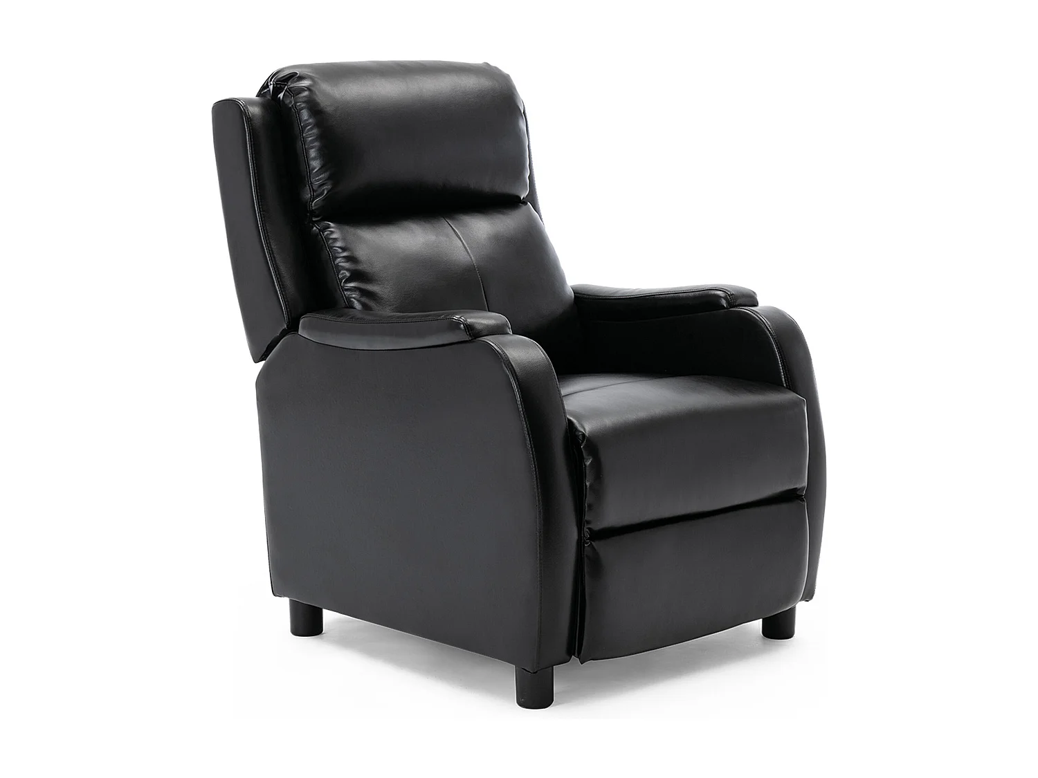 Churwell Bonded Leather Pushback Recliner Armchair Sofa Cinema Chair