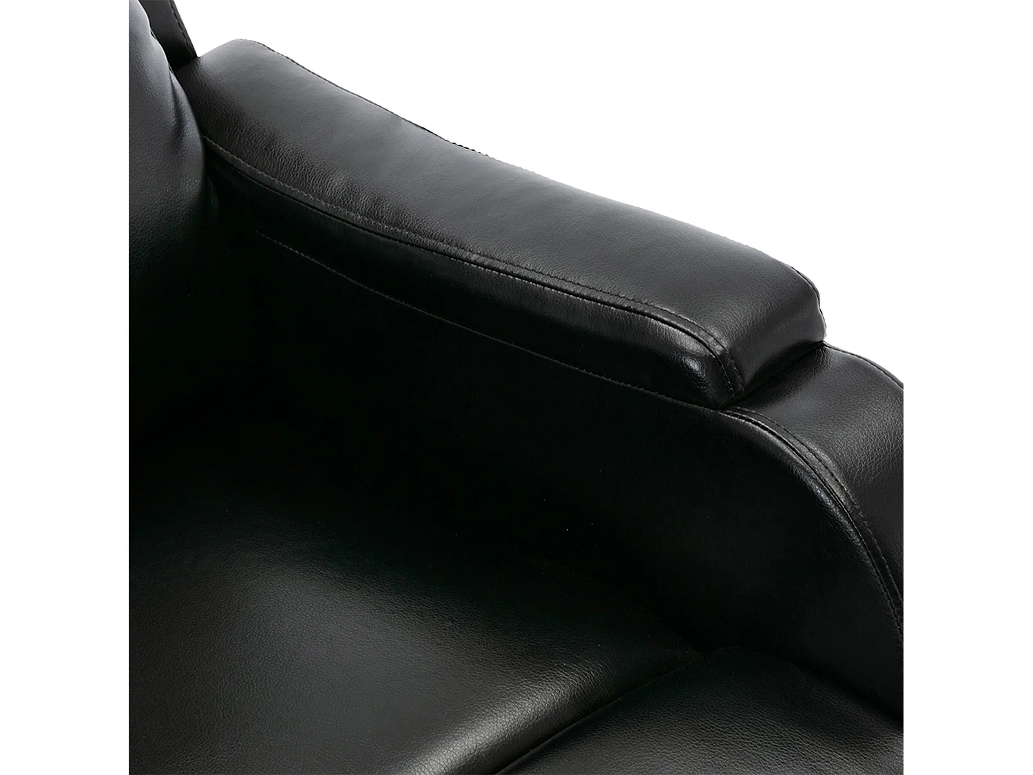 Churwell Bonded Leather Pushback Recliner Armchair Sofa Cinema Chair