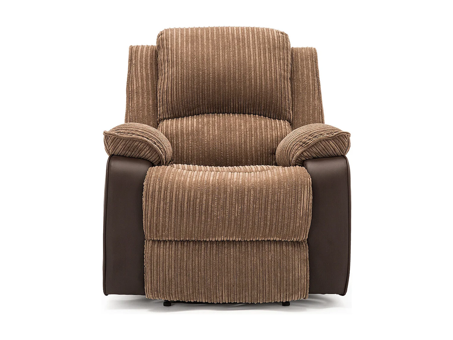 Postana Jumbo Cord Fabric Manual Reclining Lounge Recliner Chair