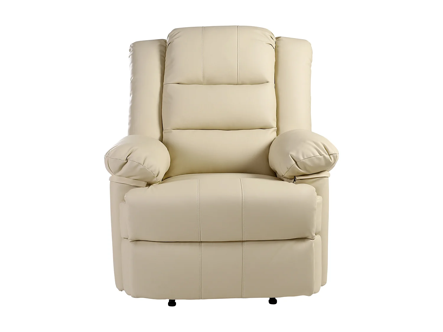 Loxley Bonded Leather Manual Recliner Armchair Sofa Home Lounge Chair