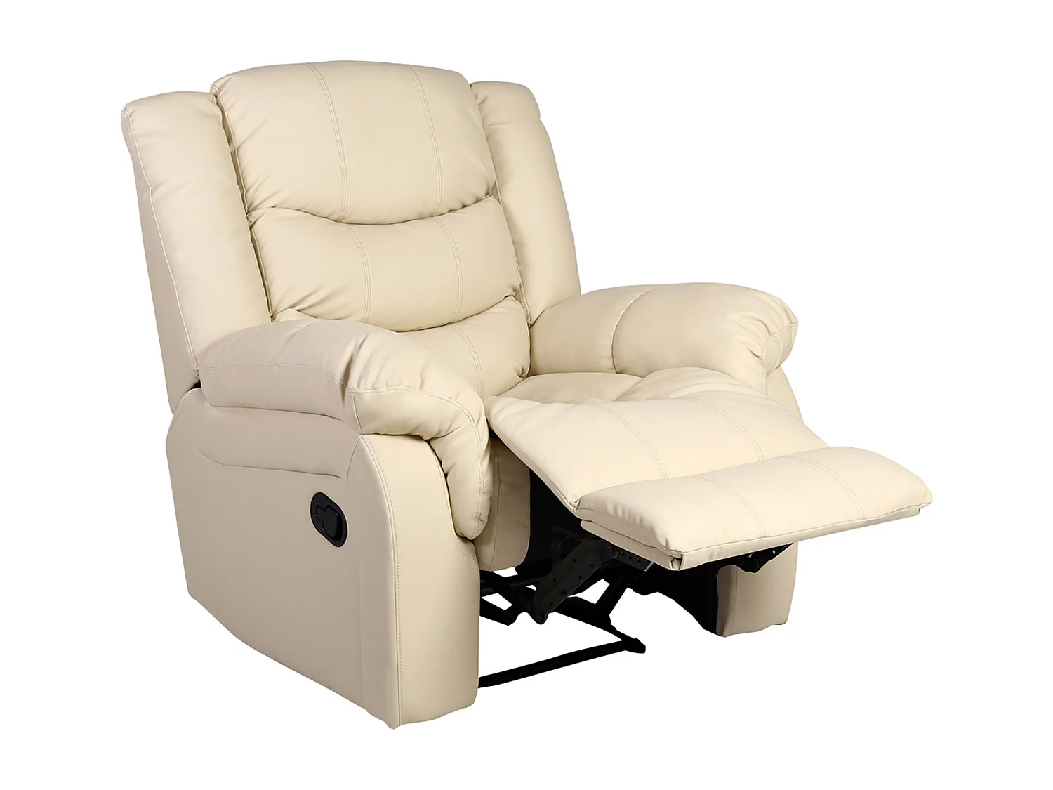 Seattle Manual Recliner Armchair Home Lounge Bonded Leather Chair