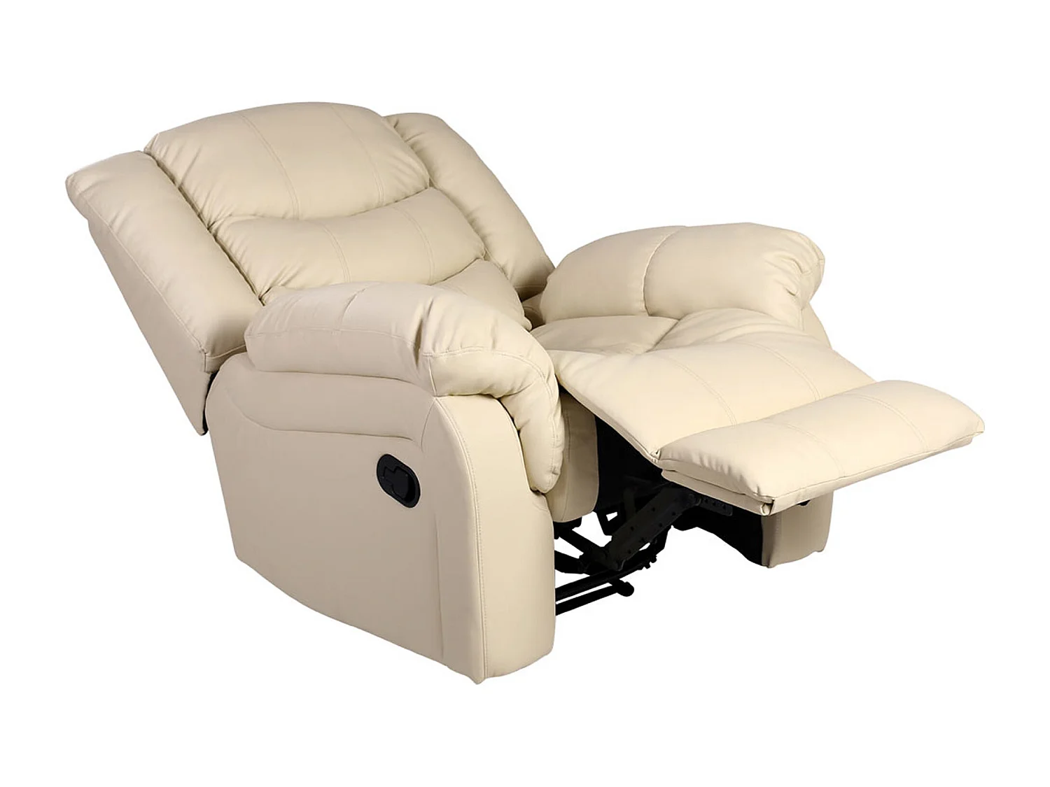 Seattle Manual Recliner Armchair Home Lounge Bonded Leather Chair
