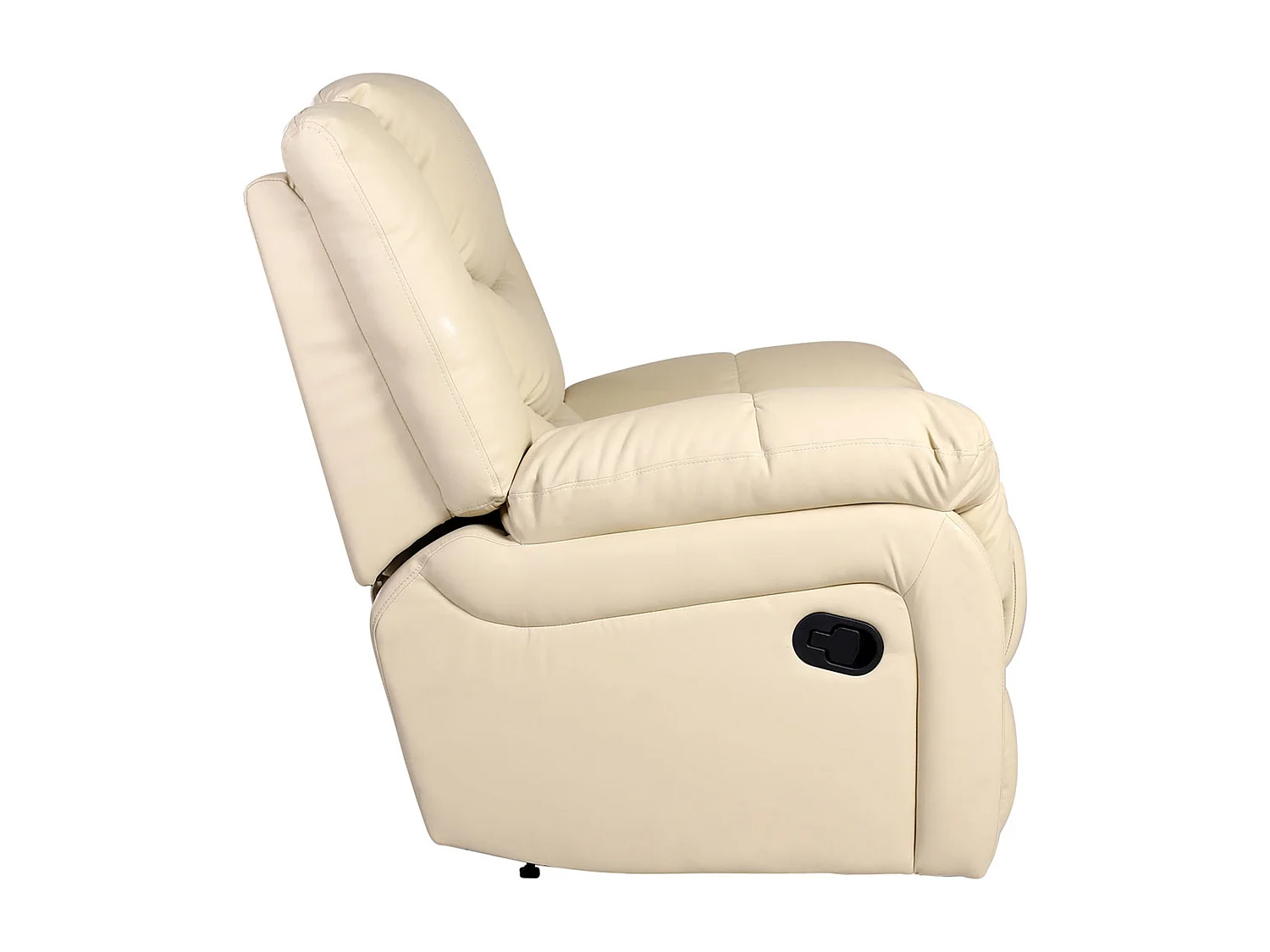 Seattle Manual Recliner Armchair Home Lounge Bonded Leather Chair