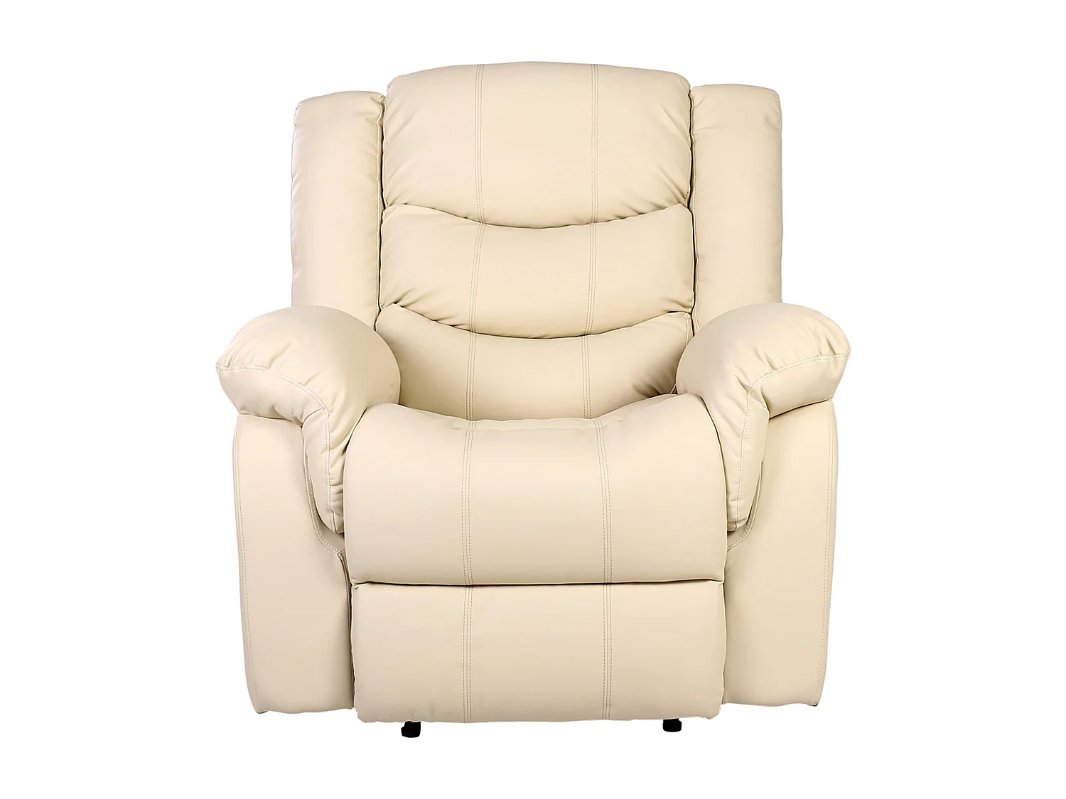 Seattle Manual Recliner Armchair Home Lounge Bonded Leather Chair