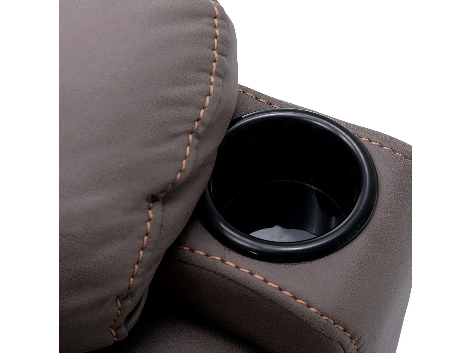 Afton Technology Fabric Recliner Rocking Swivel Cinema Sofa Chair