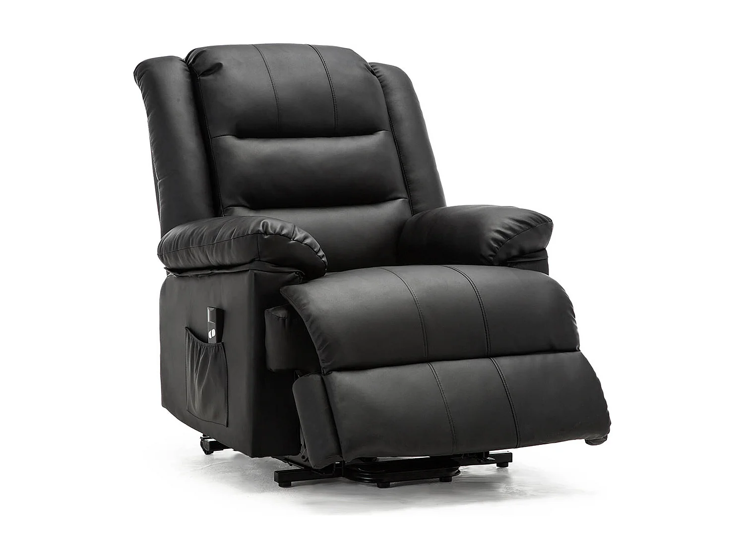 Loxley Single Motor Electric Rise Recliner Bonded Leather Lift Chair
