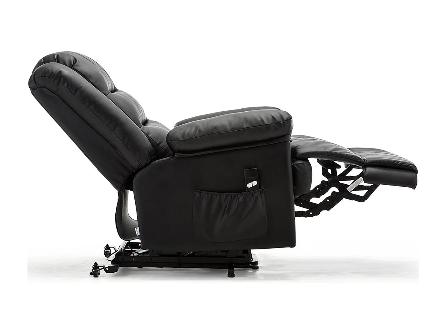 Loxley Single Motor Electric Rise Recliner Bonded Leather Lift Chair