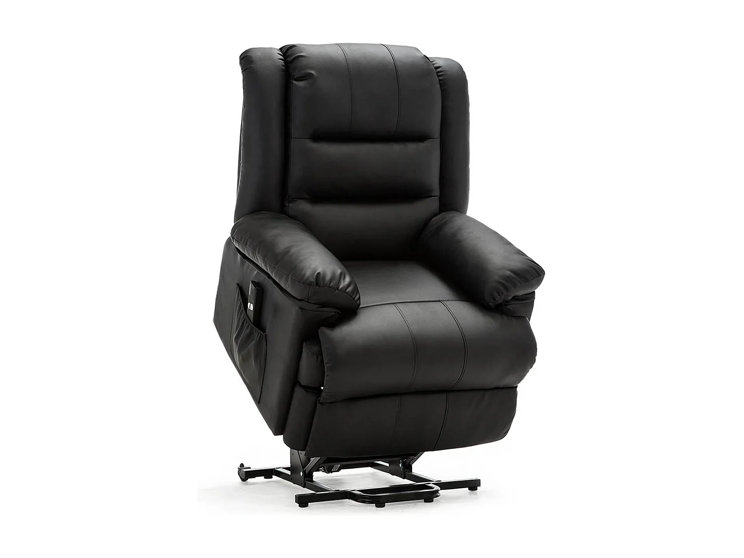 Loxley Single Motor Electric Rise Recliner Bonded Leather Lift Chair
