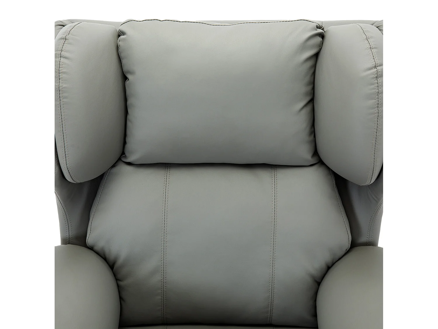Oakford Single Motor Rise Recliner Bonded Leather Wingback Chair