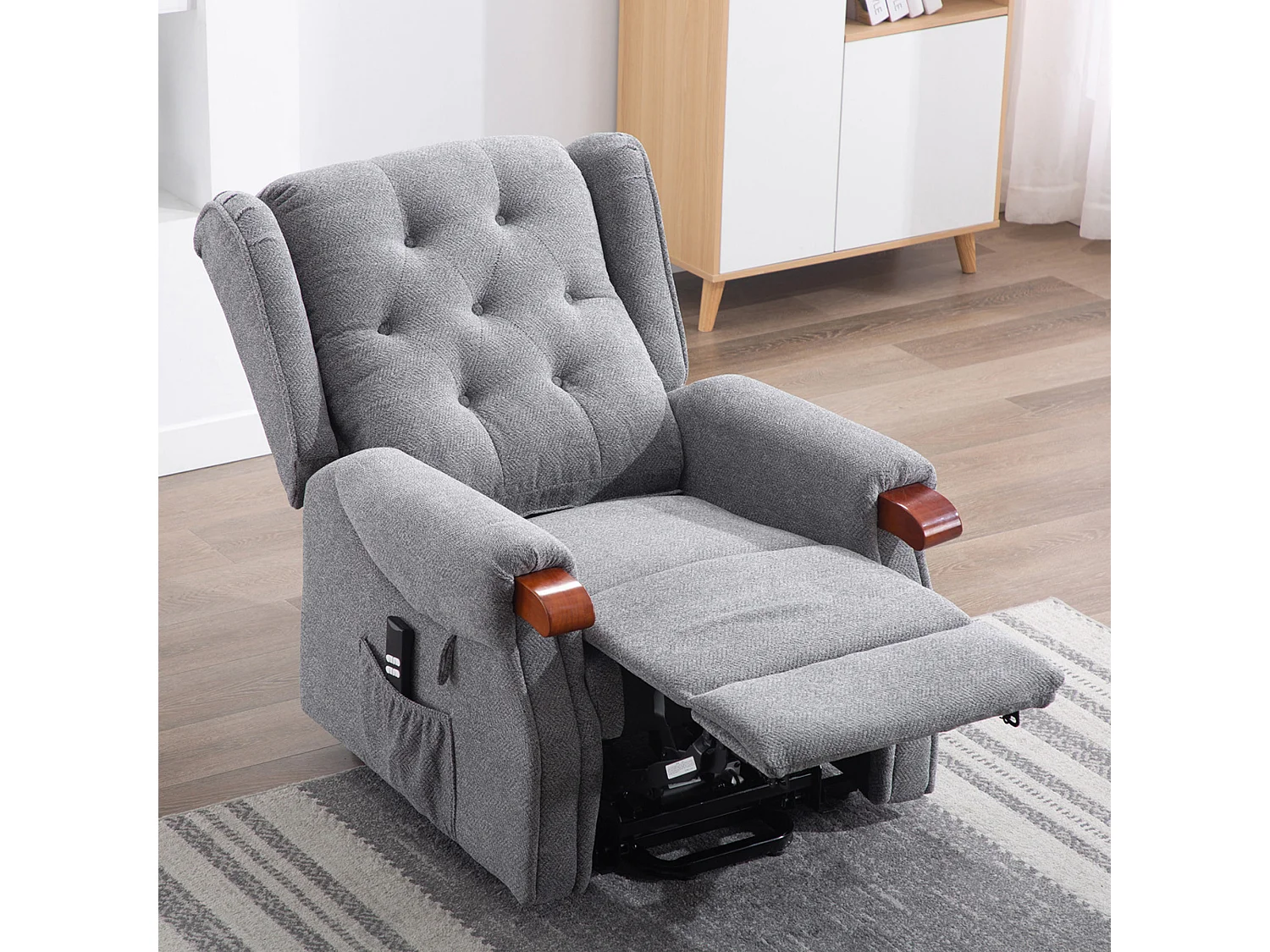 Harrogate Dual Motor Electric Rise Recliner Fabric Lift Riser Chair