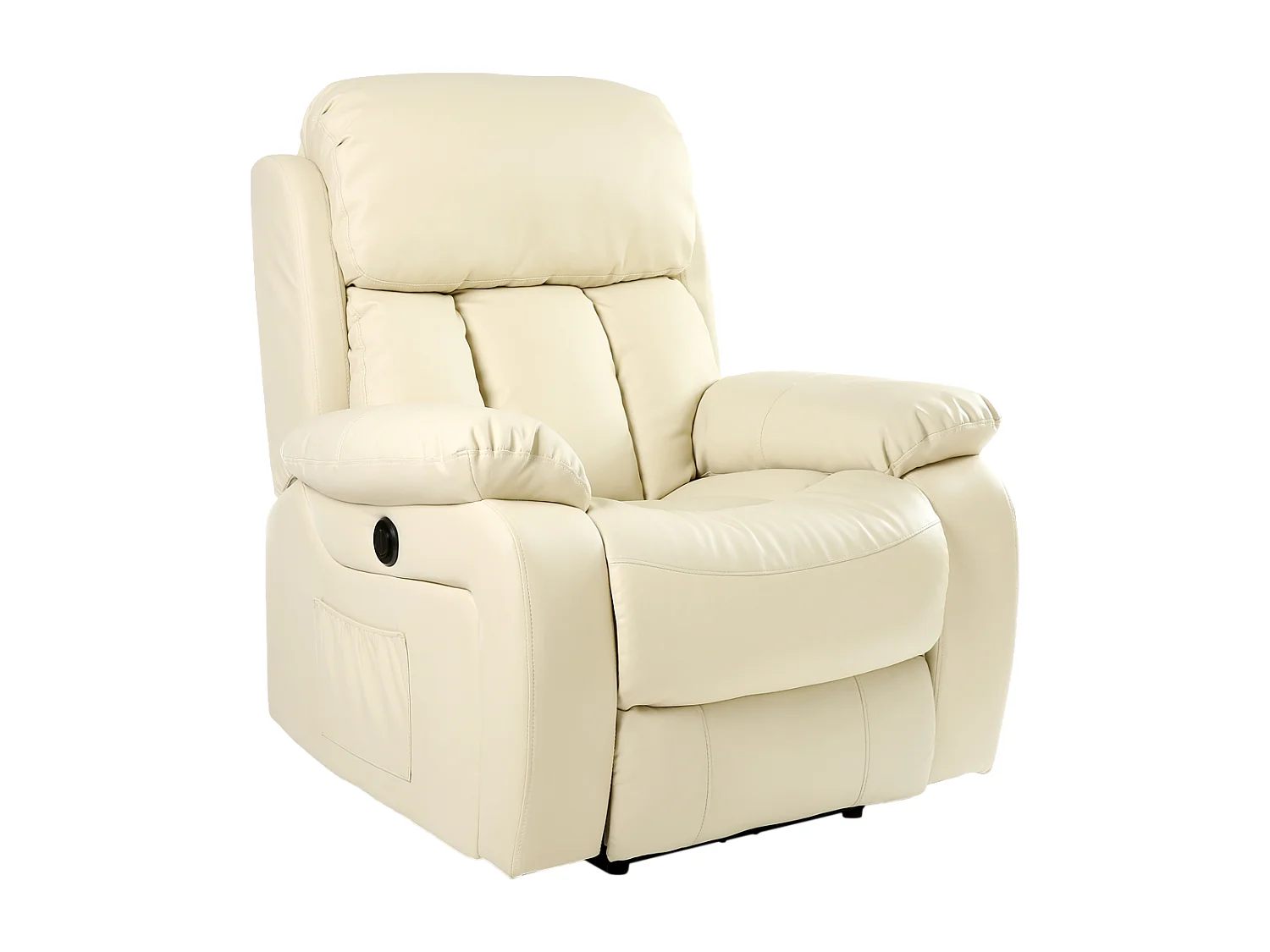 Chester Electric Bonded Leather Automatic Recliner Heat & Massage Chair