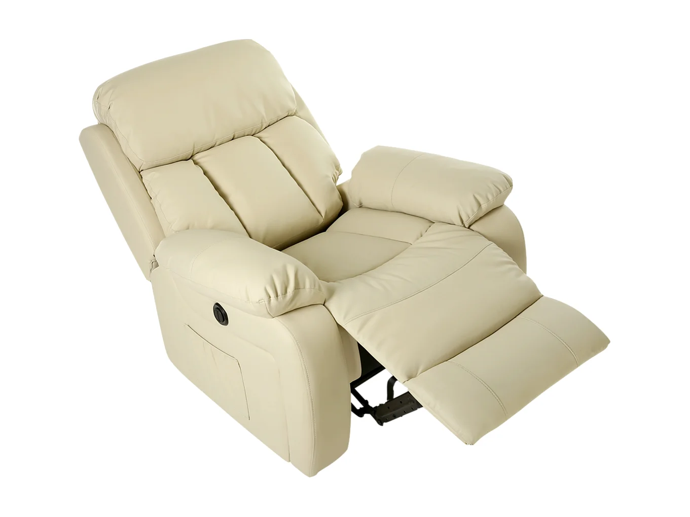 Chester Electric Bonded Leather Automatic Recliner Heat & Massage Chair