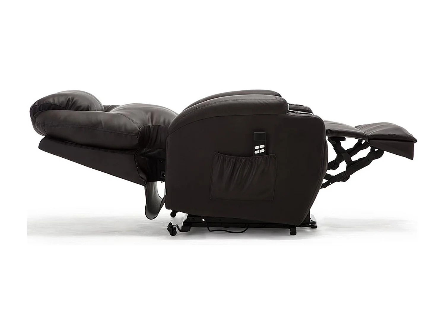 Cinemo Dual Motor Rise Recliner Bonded Leather Heat & Massage Chair
