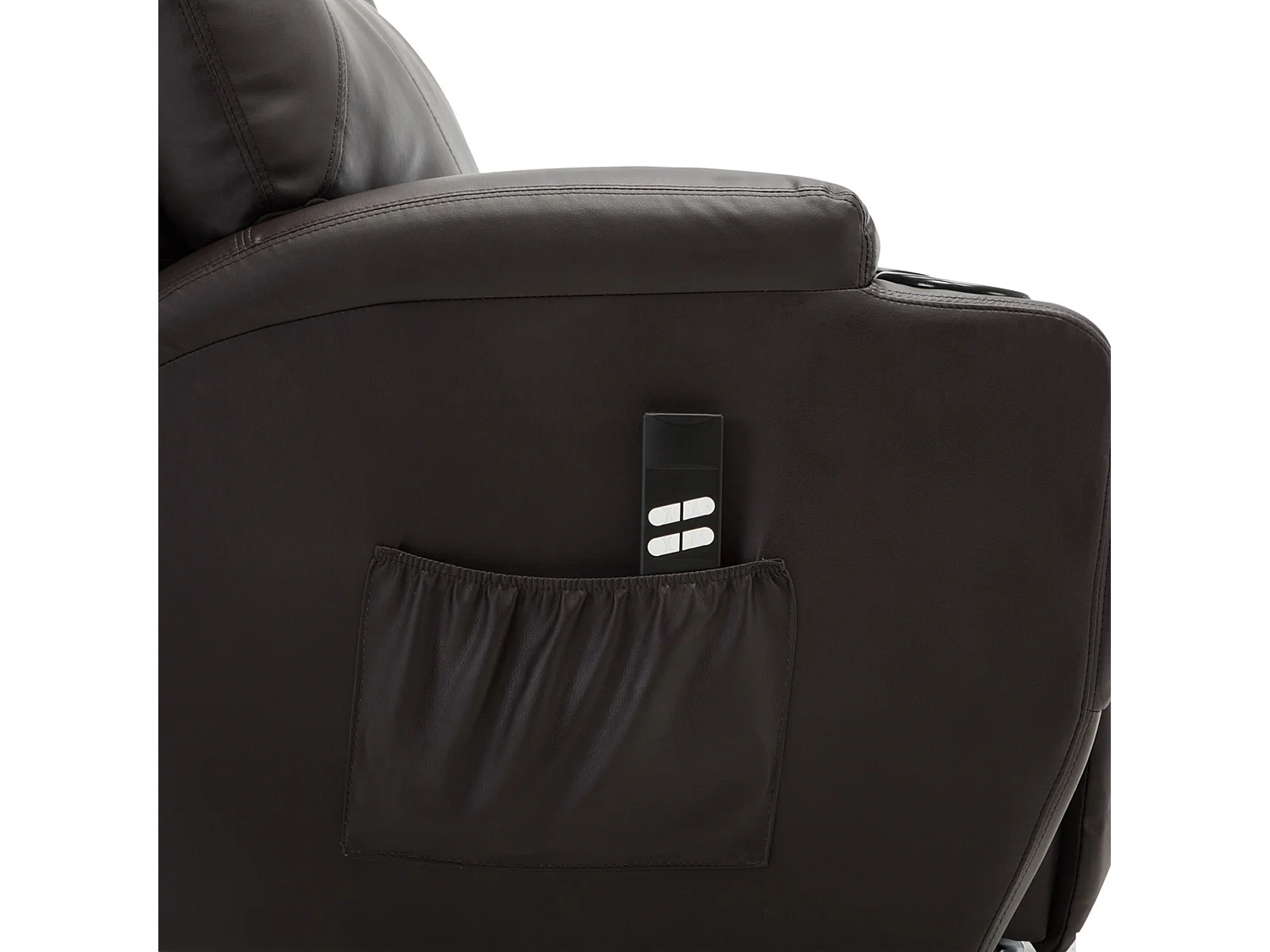 Cinemo Dual Motor Rise Recliner Bonded Leather Heat & Massage Chair