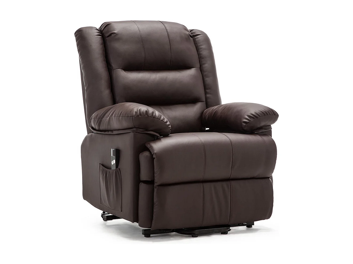 Loxley Single Motor Electric Rise Recliner Bonded Leather Lift Chair