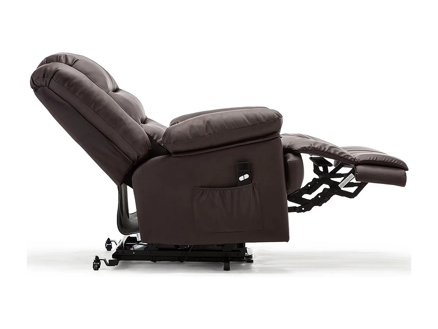 Loxley Single Motor Electric Rise Recliner Bonded Leather Lift Chair