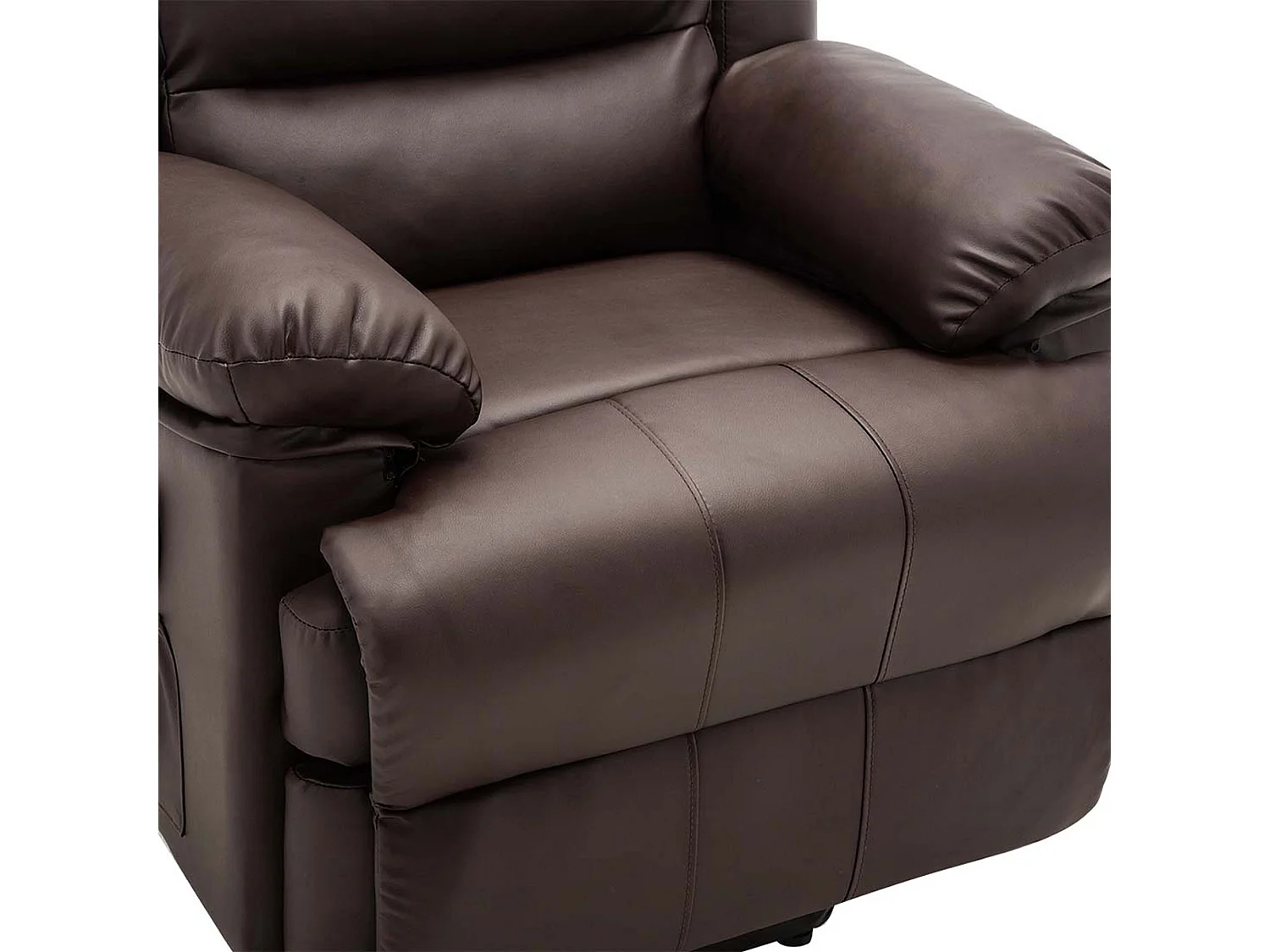 Loxley Single Motor Electric Rise Recliner Bonded Leather Lift Chair