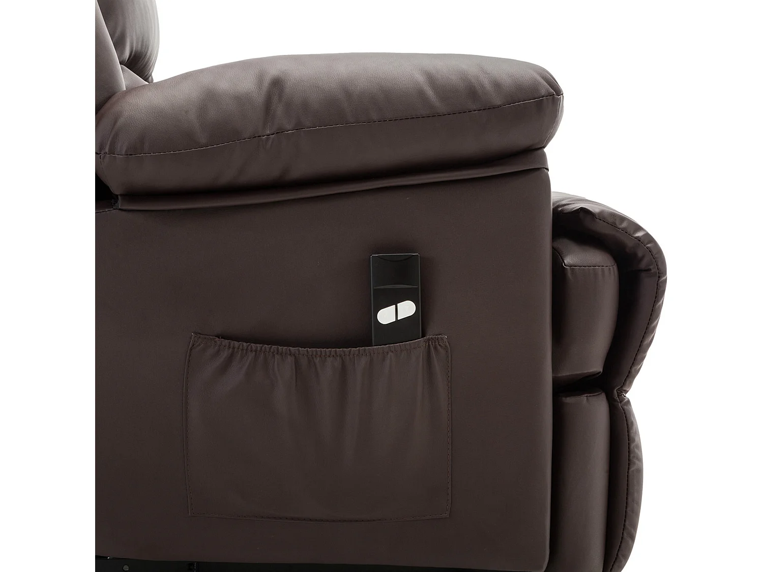 Loxley Single Motor Electric Rise Recliner Bonded Leather Lift Chair