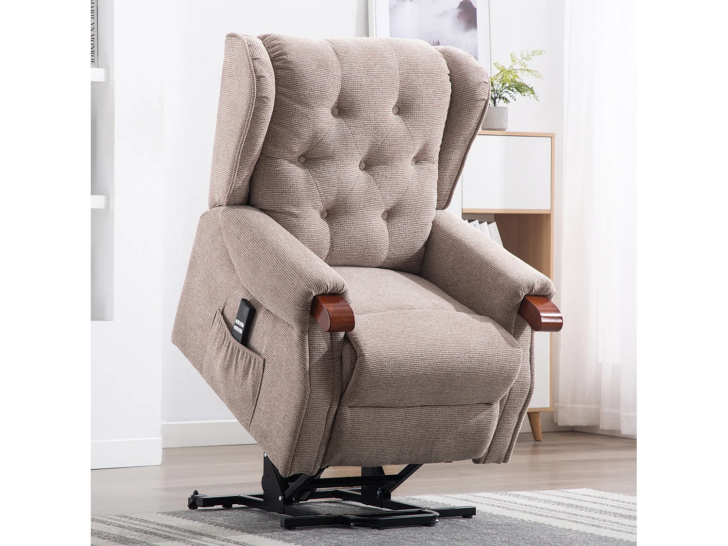 Harrogate Dual Motor Electric Rise Recliner Fabric Lift Riser Chair