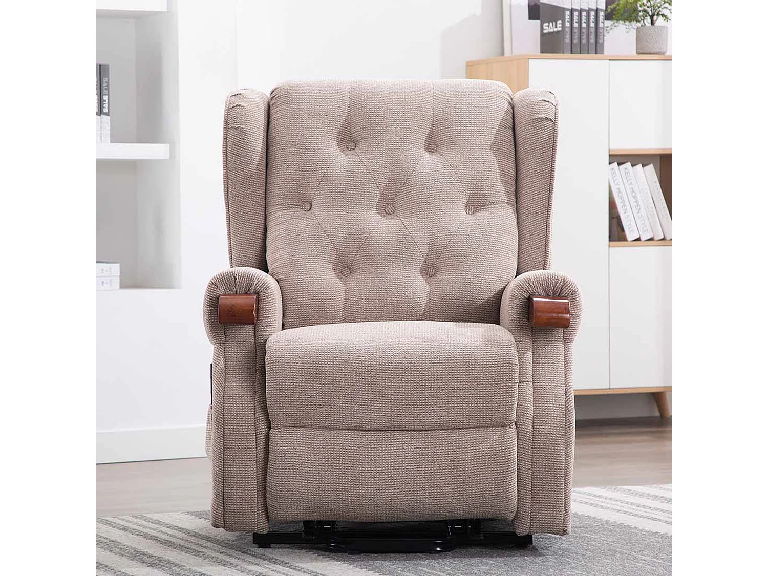 Harrogate Dual Motor Electric Rise Recliner Fabric Lift Riser Chair
