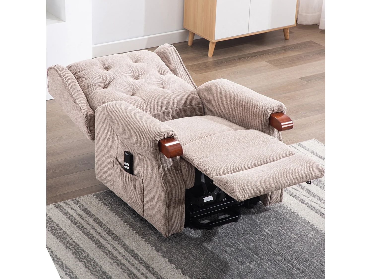 Harrogate Dual Motor Electric Rise Recliner Fabric Lift Riser Chair