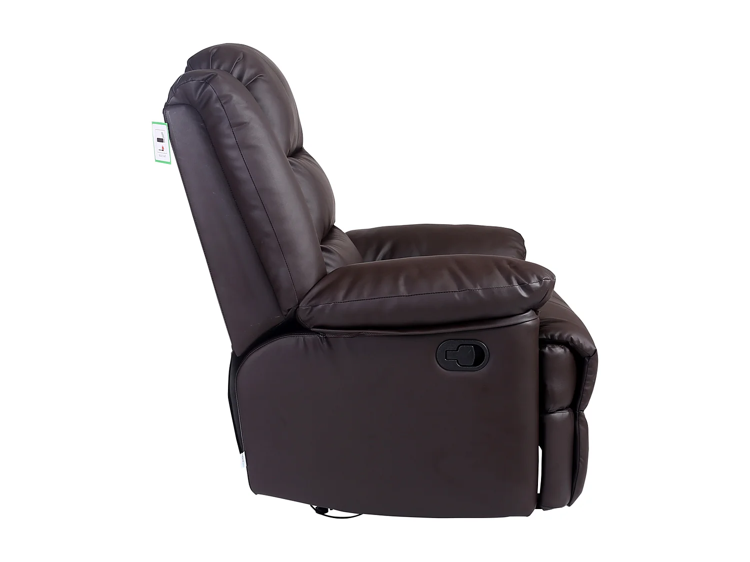 Loxley Bonded Leather Manual Recliner Armchair Sofa Home Lounge Chair