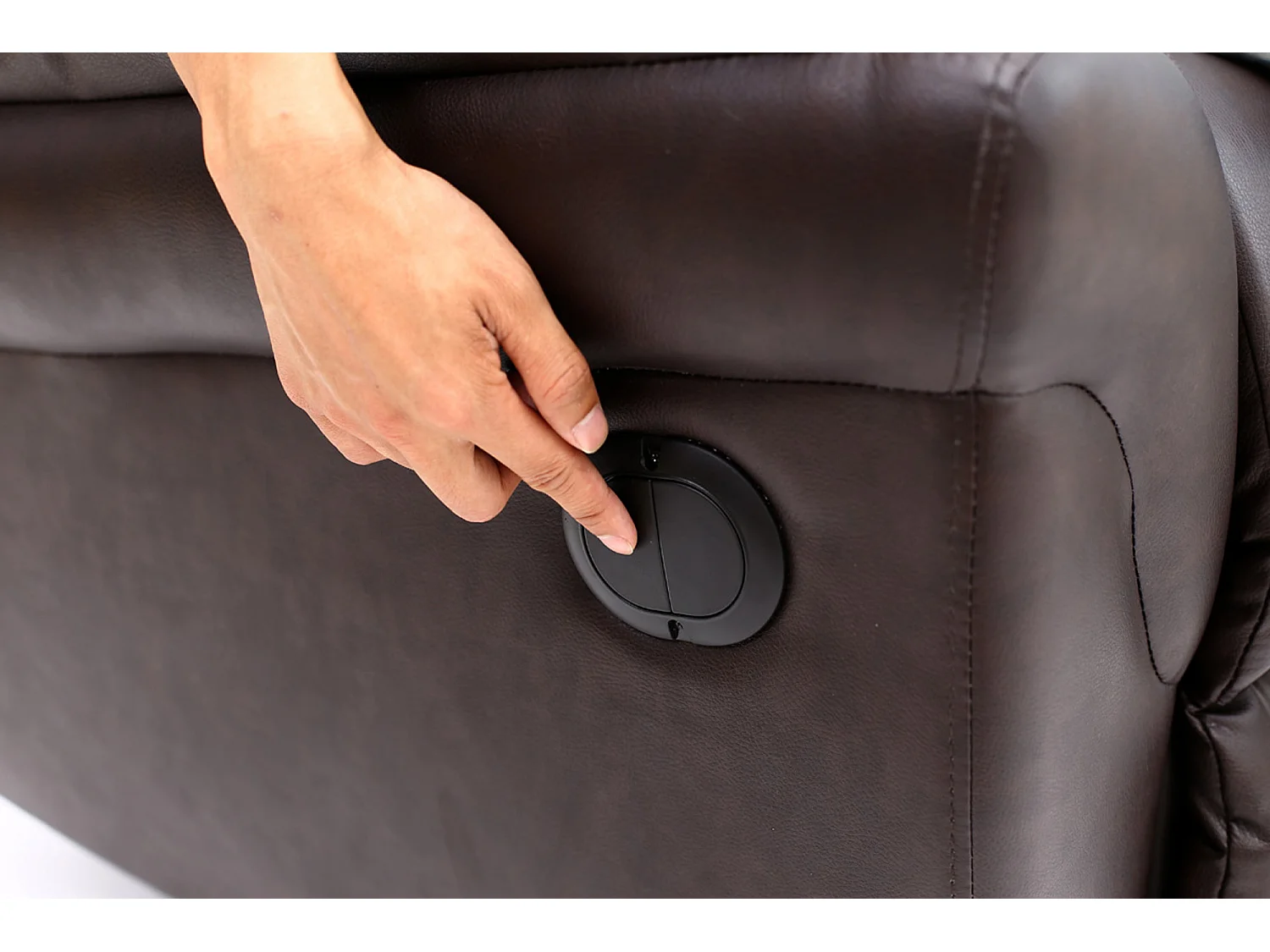 Madison Electric Bonded Leather Automatic Recliner Home Lounge Chair
