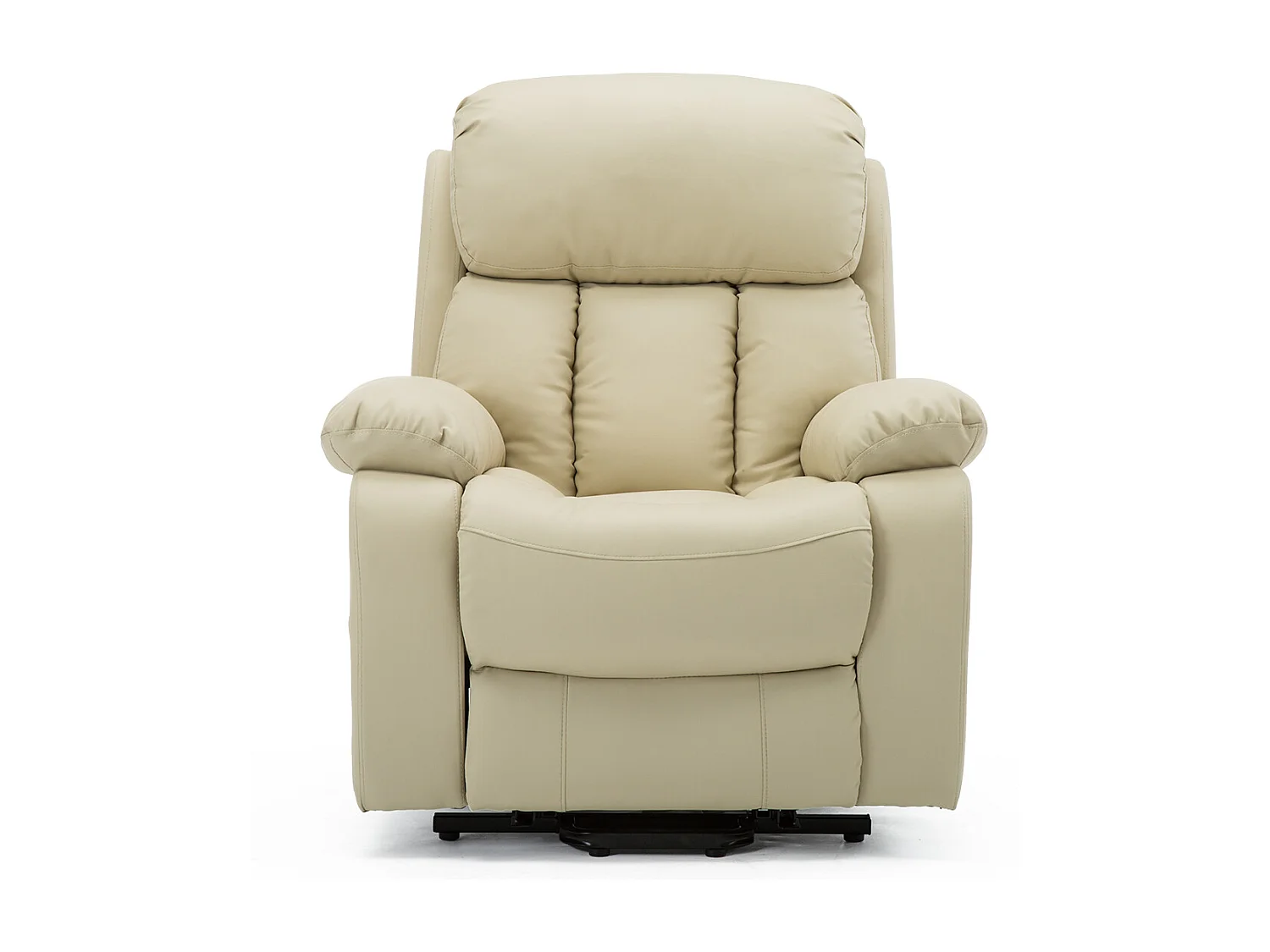 Chester Single Motor Rise Recliner Bonded Leather Heat & Massage Chair