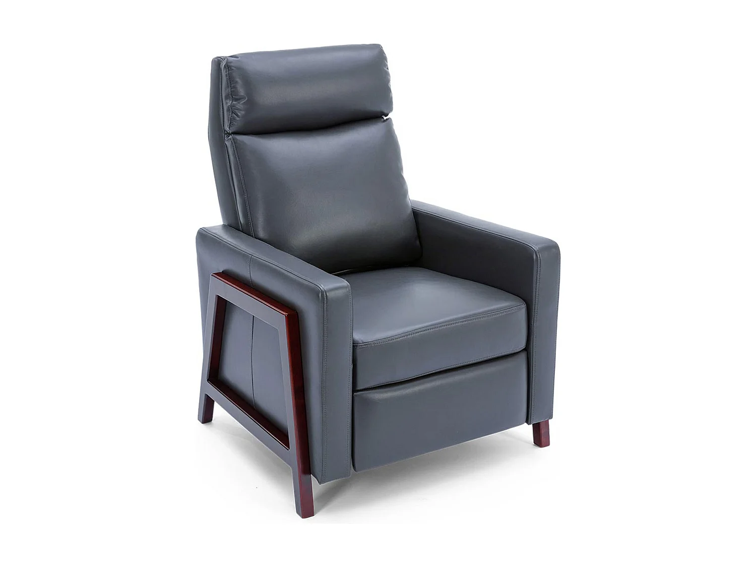 Riley Pushback Recliner Air Leather Modern Accent Recliner Chair