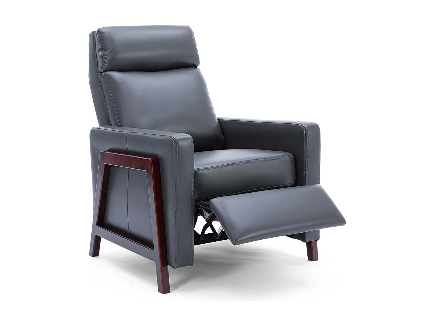 Riley Pushback Recliner Air Leather Modern Accent Recliner Chair
