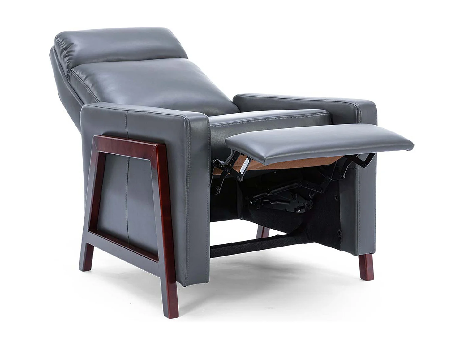 Riley Pushback Recliner Air Leather Modern Accent Recliner Chair